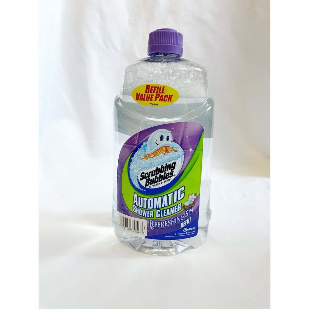 Scrubbing Bubbles Automatic Shower Cleaner Refill 34 oz New Glade Refreshing Spa